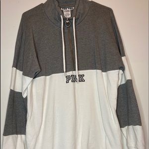 PINK VS Oversized Half Zip Pullover WORN ONCE